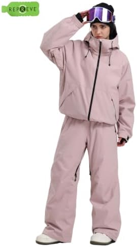 GSOU SNOW Womens Snowboard Jacket Baggy Ski Jacket Waterproof Snow Coat