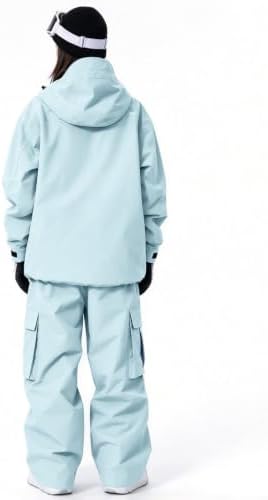 Women's Snow Snowboard Suits Insulated Snowsuits Baggy Ski Jacket and Pants