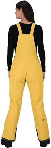 Arctix Women's Essential Insulated Ski Bibs, Water Resistant Snow Pants for Skiing & Snowboarding