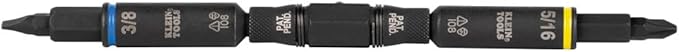 Klein Tools 32500HD KNECT Multi-Bit Screwdriver/Nut Driver, Impact Rated 11-in-1 Tool with Phillips, Slotted, Square and Torx Tips