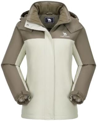 CAMEL CROWN Women's Ski Jacket Winter Snow Coat Waterproof Female Jackets