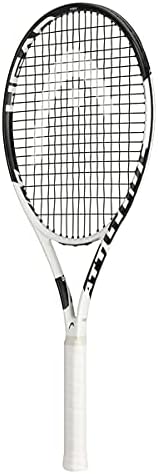 Head Metallix Attitude Pro ホワイト テニスラケット - コントロールと操作性に優れた大人用張り上げ済みテニスラケット