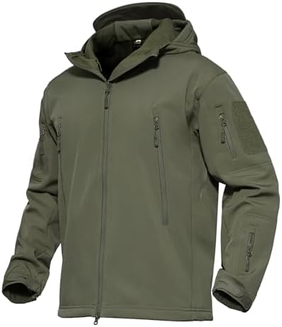 MAGCOMSEN Men's Jackets Tactical Winter Waterproof Softshell Rain Coat