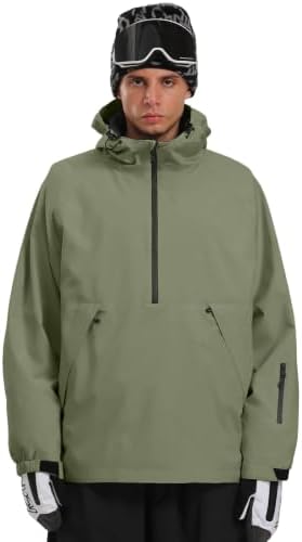 GSOU SNOW Mens Snow Jacket Womens Baggy Snowboard Ski Jacket Waterproof