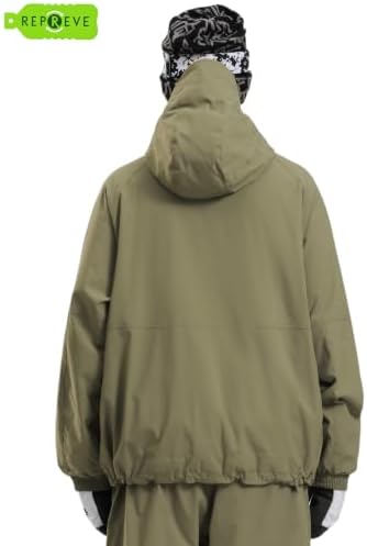 GSOU SNOW Women Men Ski Jacket Baggy Snowboard Jacket Snow Coat Waterproof