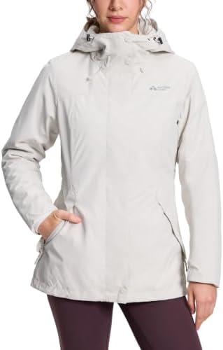 Pioneer Camp Women's Winter Coats Waterproof Ski Snow Fleece Lined Jacket