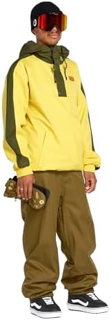 Volcom Men's Arthur Longo 20k Pullover Anarok Hooded Snowboard Jacket