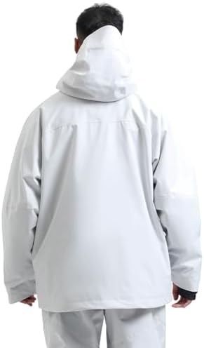GSOU SNOW Snowboard Jacket Mens Womens Ski Jacket Baggy Snow Hoodie Coat