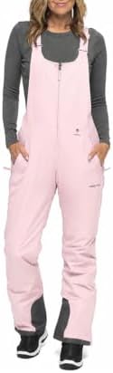 Arctix Women's Essential Insulated Ski Bibs, Water Resistant Snow Pants for Skiing & Snowboarding