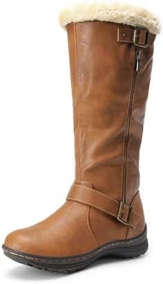 DREAM PAIRS Women's Knee High Boots Winter Warm Boots
