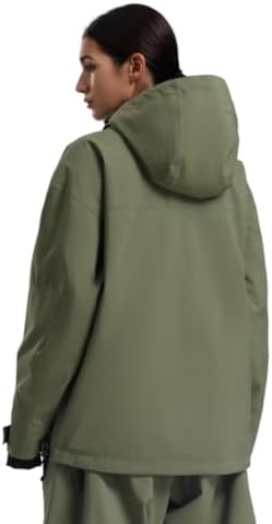 GSOU SNOW Women's Ski Jacket Baggy Snowboard Jackets Hooded Coat