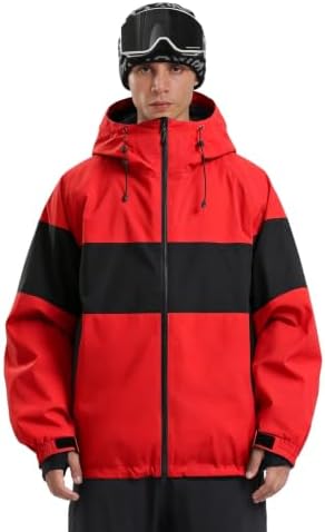 GSOU SNOW Mens Womens Snowboard Jacket Baggy Ski Jacket Snow coat