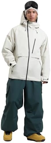 GSOU SNOW Men's Snowboard Jacket Waterproof Ski Coat Winter Snow Shell