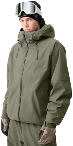 GSOU SNOW Women Men Ski Jacket Baggy Snowboard Jacket Snow Coat Waterproof