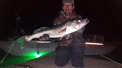 Green Blob Outdoors 水中集魚灯 7500または15000ルーメン 30ftまたは50ft 110V AC電源コード付き クラッピー、スヌーク、ナマズ、ストライパー、ベイト用 集魚器（15000ルーメン、50フィートコード）テキサス製