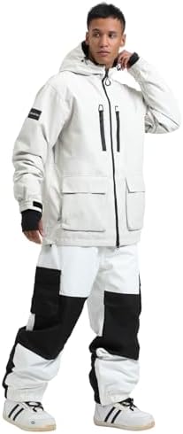 GSOU SNOW Mens Baggy Snowboard Jacket Snow Ski jacket Waterproof
