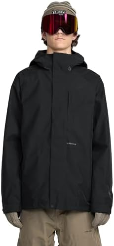 Volcom Men's Dua Gore-tex Insulated Snowboard Jacket – Waterproof Snow Jacket With Zip Tech