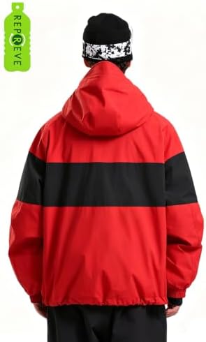 GSOU SNOW Mens Womens Snowboard Jacket Baggy Ski Jacket Snow coat