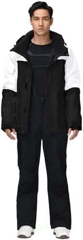 Men's Jacket and Pants Set Insulated Waterproof Waterproof Snowboard Snowsuits for Snow Sport