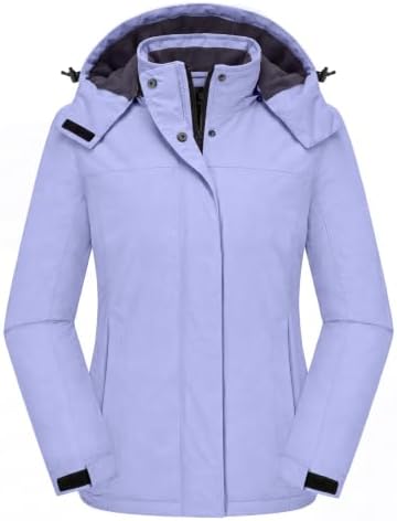 Wantdo Women's Ski Jacket Waterproof Warm Winter Coat Snow Snowboard Jacket