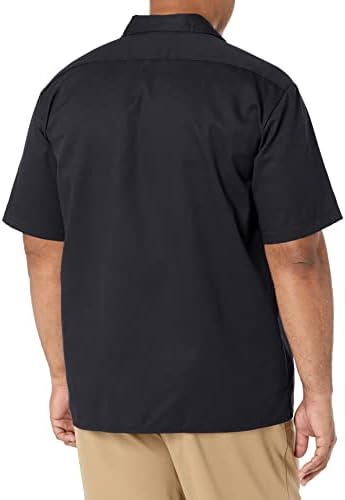 Dickies Men’s Short Sleeve Work Shirt – Durable Twill Button Down Shirts for Men, Lightweight Uniform for Daily Wear