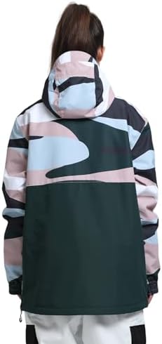 GSOU SNOW Womens Snowboard Jacket Baggy Ski Snow Jacket Windproof Insulated