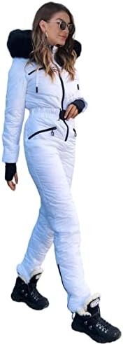 Womens Snow Suits Onesie Snowsuit One Piece Winter Ski Jacket