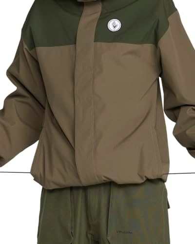 Volcom Men's Buckthreeeighty Snowboard Jacket – 10k Waterproof 2-layer Shell, Zip Tech®