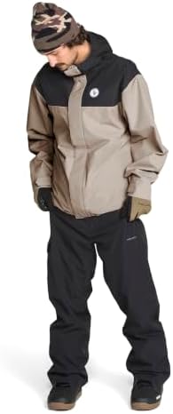 Volcom Men's Buckthreeeighty Snowboard Jacket – 10k Waterproof 2-layer Shell, Zip Tech®