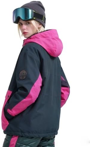 GSOU SNOW Womens Snowboard Jacket Baggy Ski Snow Jacket Windproof Insulated