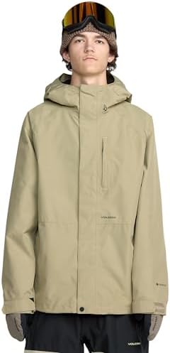 Volcom Men's Dua Gore-tex Insulated Snowboard Jacket – Waterproof Snow Jacket With Zip Tech