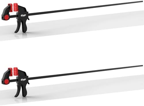 50" Bar Clamps, 2-Pack One-Handed Clamp/Spreader, 170lbs Load Limit
