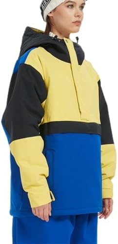 BUMDEEP Womens Waterproof Ski Jacket Warm Winter Snow Coat Windbreaker Hooded Thick Snowboard Jacket