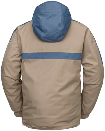 Volcom Men's Arthur Longo 20k Pullover Anarok Hooded Snowboard Jacket