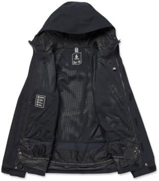 Volcom Men's Dua Gore-tex Snowboard Jacket – Waterproof Breathable Snow Shell With Zip Tech