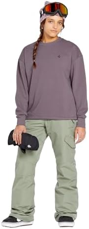 Volcom Women's Essential Crew Fleece Snowboard Winter Sweatshirt