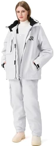 Women's Ski Jackets and Pants Set Windproof Waterproof Snowboard Jacket Bibs Two Piece Ski Suits
