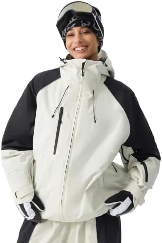 GSOU SNOW Womens Mens Baggy Snowboard Jacket With Reflective Strips