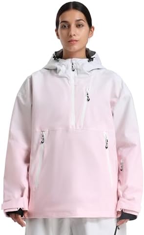 GSOU SNOW Women's Ski Jacket Baggy Snowboard Jackets Hooded Coat