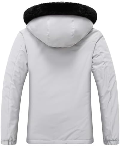 MOERDENG Women's Ski Jacket Waterproof Warm Winter Coat