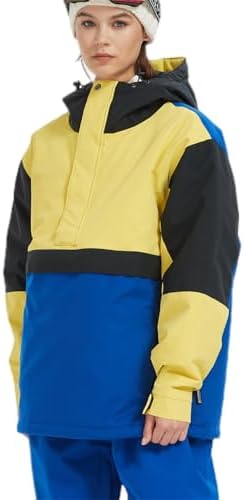 BUMDEEP Womens Waterproof Ski Jacket Warm Winter Snow Coat Windbreaker Hooded Thick Snowboard Jacket
