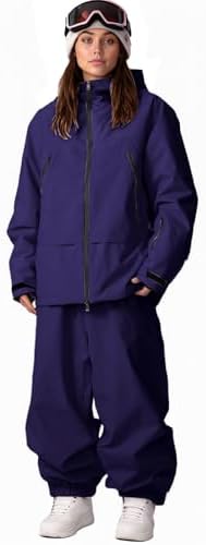 Oymyakon Womens Ski Suit Waterproof Snow Suits Snowboard Jacket and Pants Set Baggy Winter Insulated Snowsuit Coats