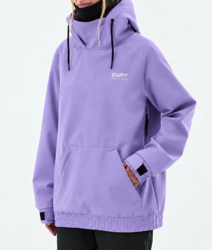 BUMP Yeti Waterproof Snowboard Hoodie for Men & Women, Fleece-Bonded Ski Hoodie