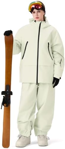 Oymyakon Womens Ski Suit Waterproof Snow Suits Snowboard Jacket and Pants Set Baggy Winter Insulated Snowsuit Coats