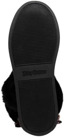 Juicy Couture Women's Slip On Winter Snow Boots Warm & Insulated Fur Lining Comfortable Fashion Booties