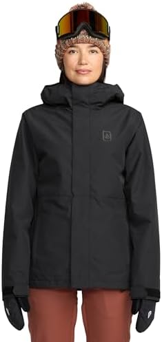 Volcom Women's Bolt Insulated Snowboard Jacket – 10k Waterproof, Eqs Fit, Zip Tech®