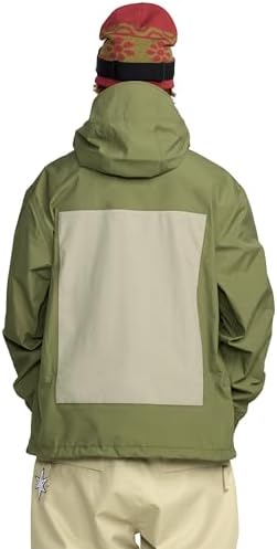 Volcom Men's Arthur Longo 20k 3l Snowboard Jacket - 2-layer Shell, Zip Tech®, Breathable Lining