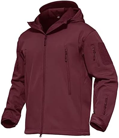 MAGCOMSEN Men's Jackets Tactical Winter Waterproof Softshell Rain Coat