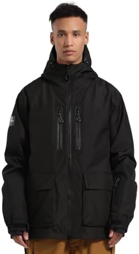 GSOU SNOW Mens Baggy Snowboard Jacket Snow Ski jacket Waterproof