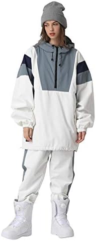 SEARIPE Women Ski Jacket and Pants Set Couples Windproof Ski Suits Mens Waterproof Two Piece Snowsuits for Winter Sports